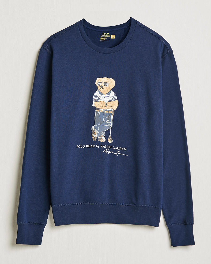 Polo Ralph Lauren Golf Golf Bear Sweatshirt French Navy at CareOfCarl