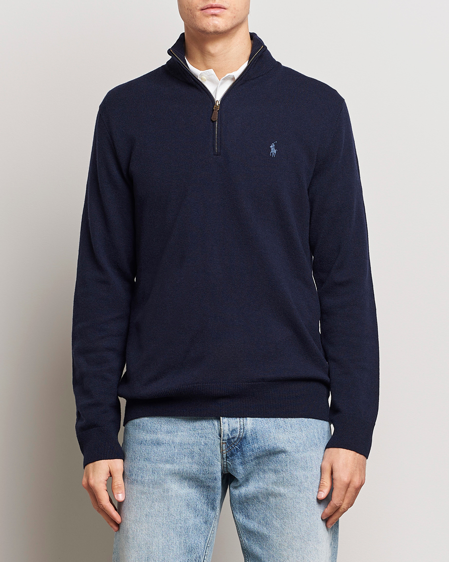 Ralph lauren merino sale half zip