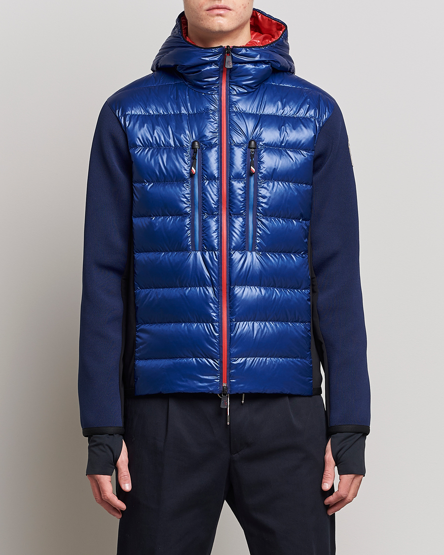 Moncler Grenoble Technical Hybrid Jacket Electric Blue at CareOfCarl.com