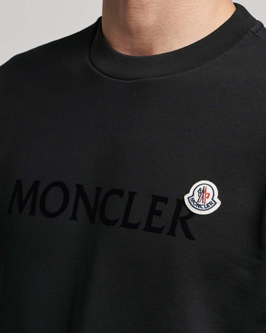 Moncler logo deals patch sweatshirt