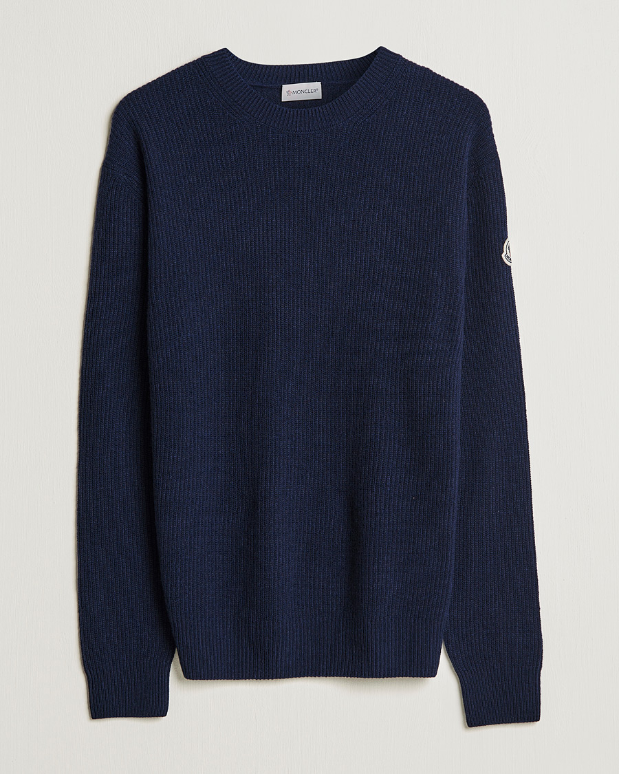 Moncler crew neck best sale sweater