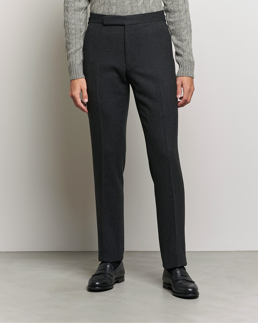 Anthacite Flannel Trousers 