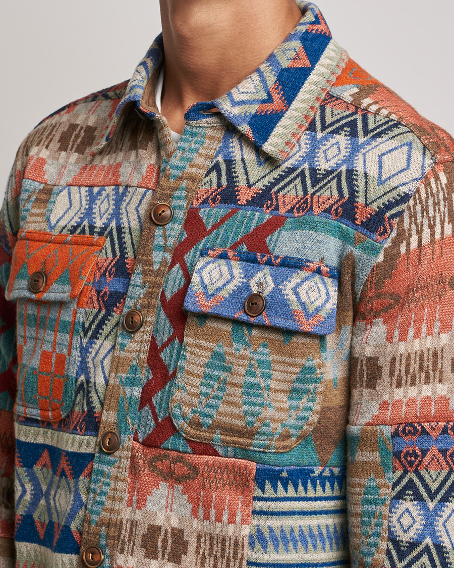 RRL Limited Edition Patchwork Shirt Multi at CareOfCarl.com