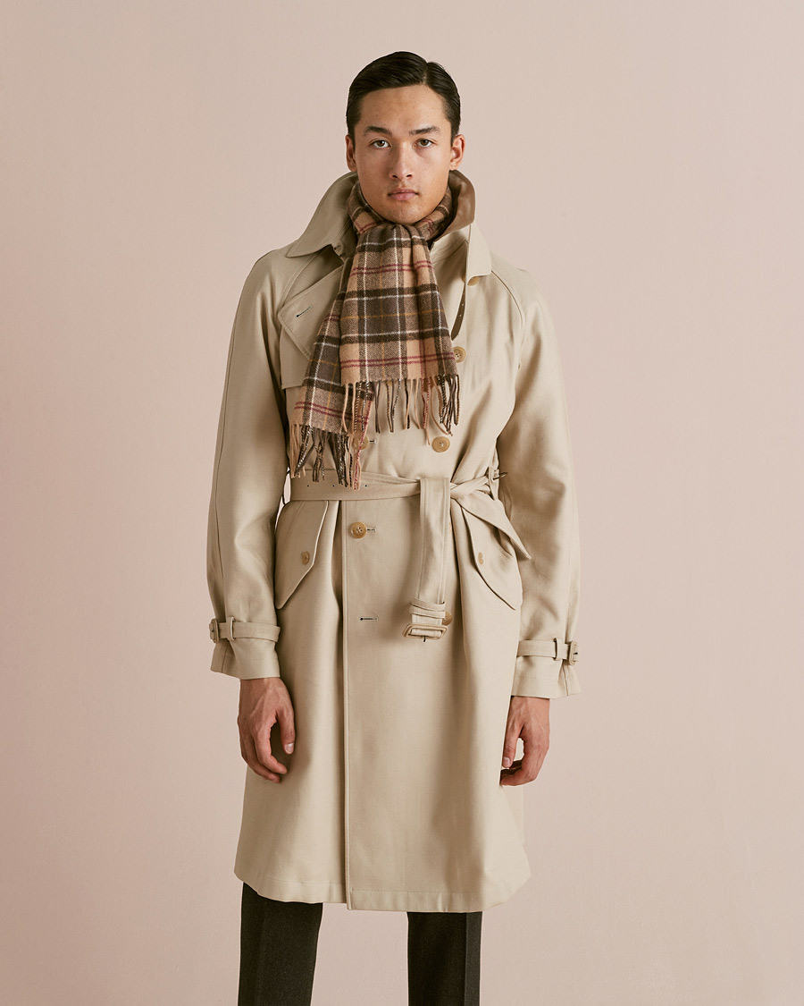 Ralph Lauren Purple Label Classic Trench Coat Khaki Stone at CareOfCarl