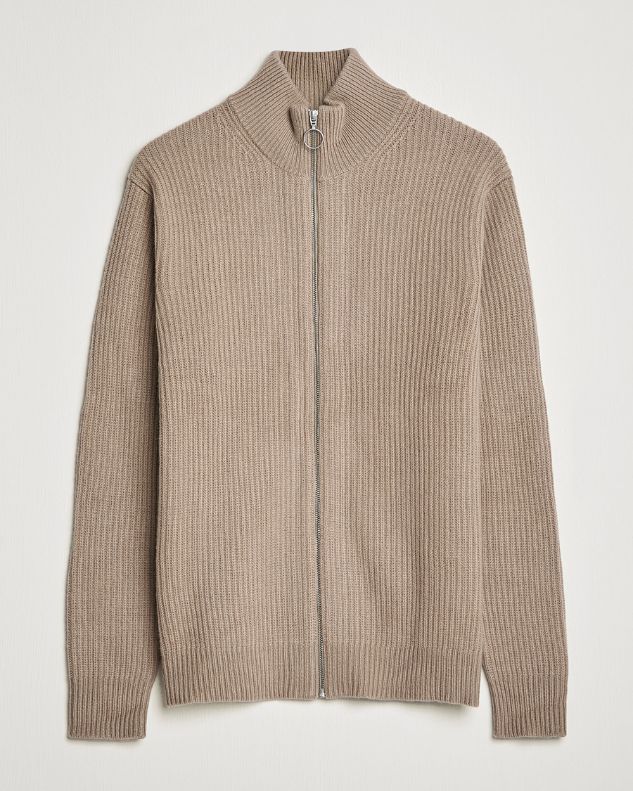 samsoe samsoe zip cardigan