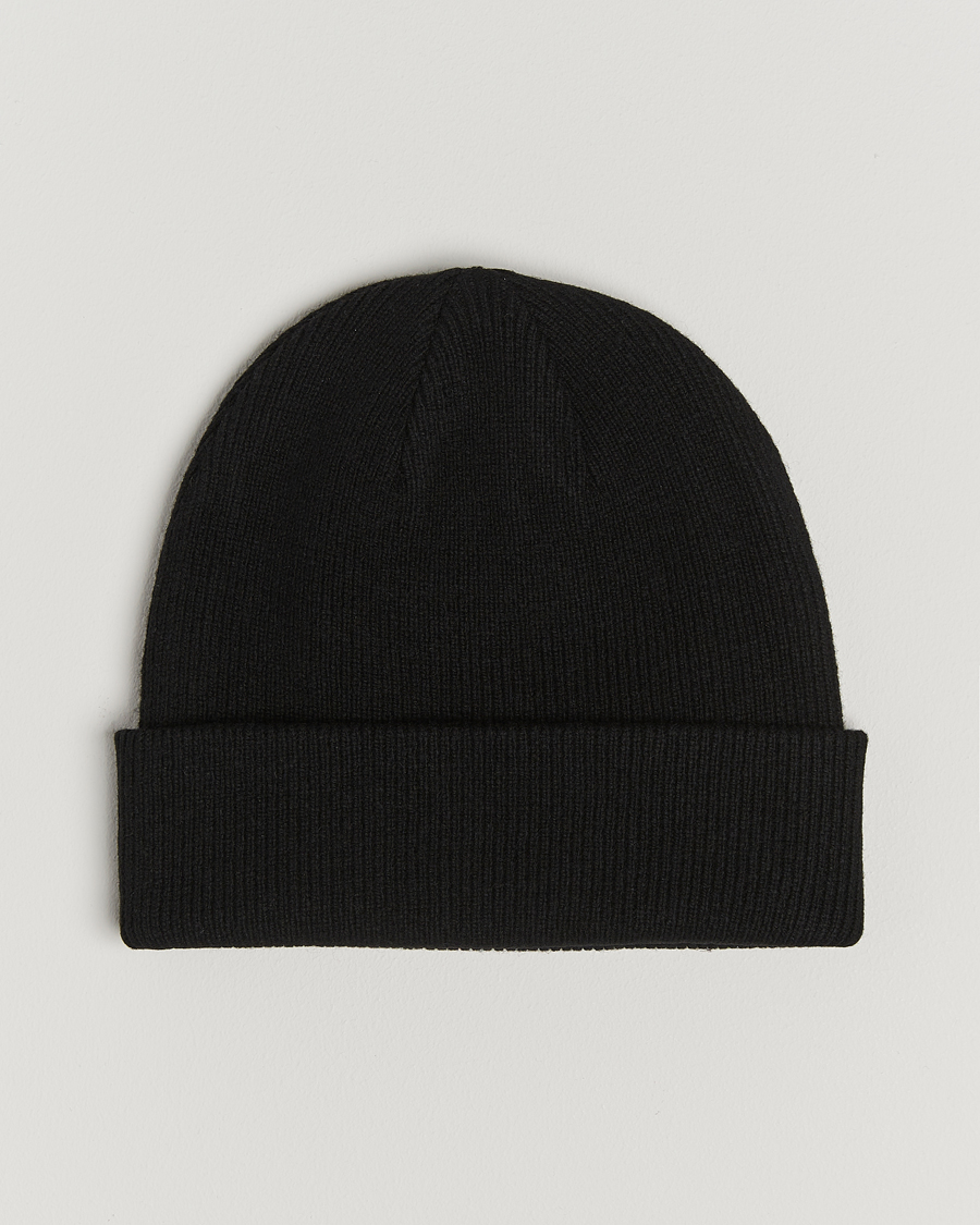 Men | Beanies | Samsøe Samsøe | The Wool Beanie Black