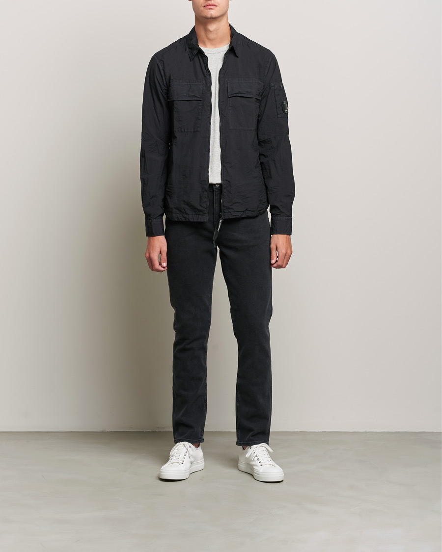 C.P. Company Taylon L Zip Overshirt Black at CareOfCarl.com