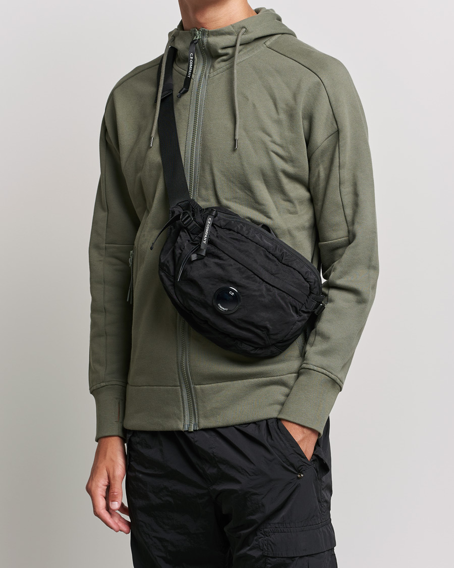 C.P. Company Nylon B Small Shoulder Bag Black at CareOfCarl