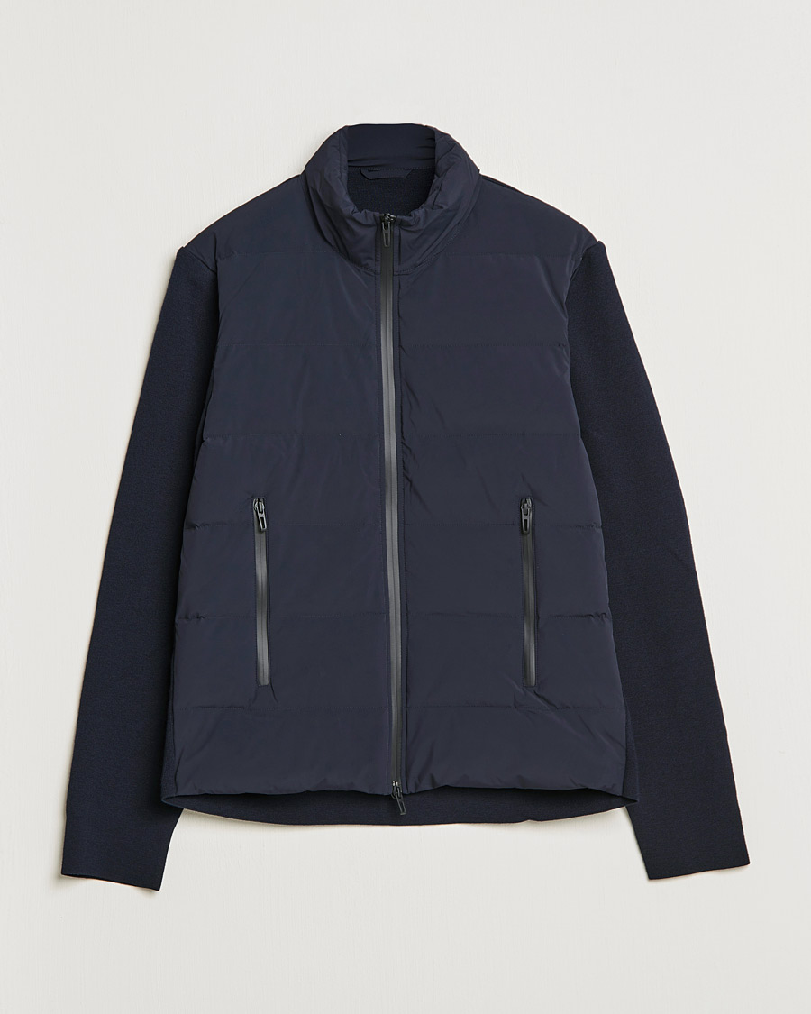 Emporio Armani Hybrid Jacket Navy at CareOfCarl