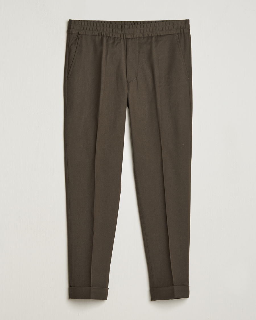 Milou Organic Cotton Corduroy Trousers - Forest Green