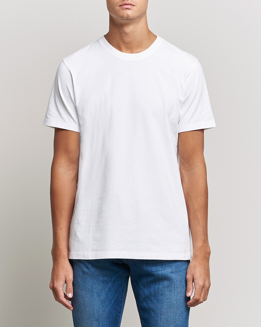▷T-shirt blanc homme logo vintage