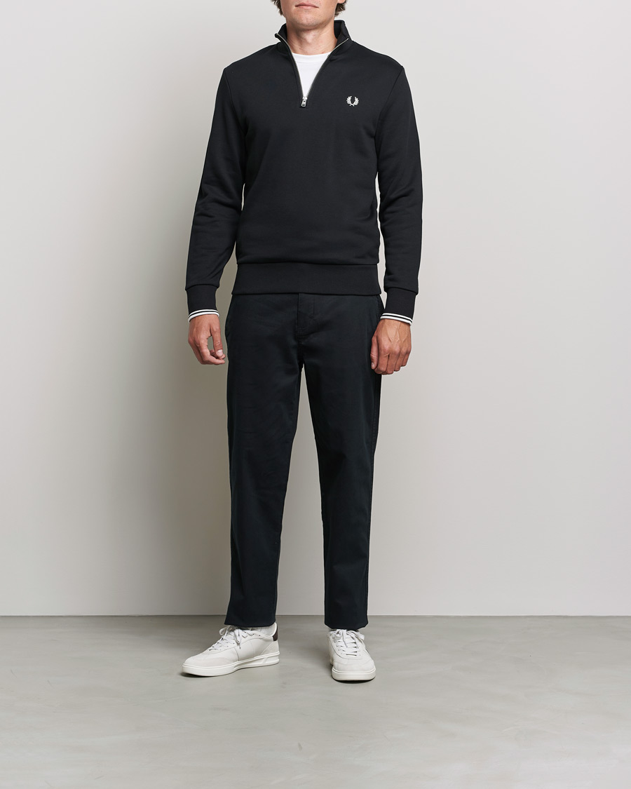 Fred perry taped sweatshirt hot sale