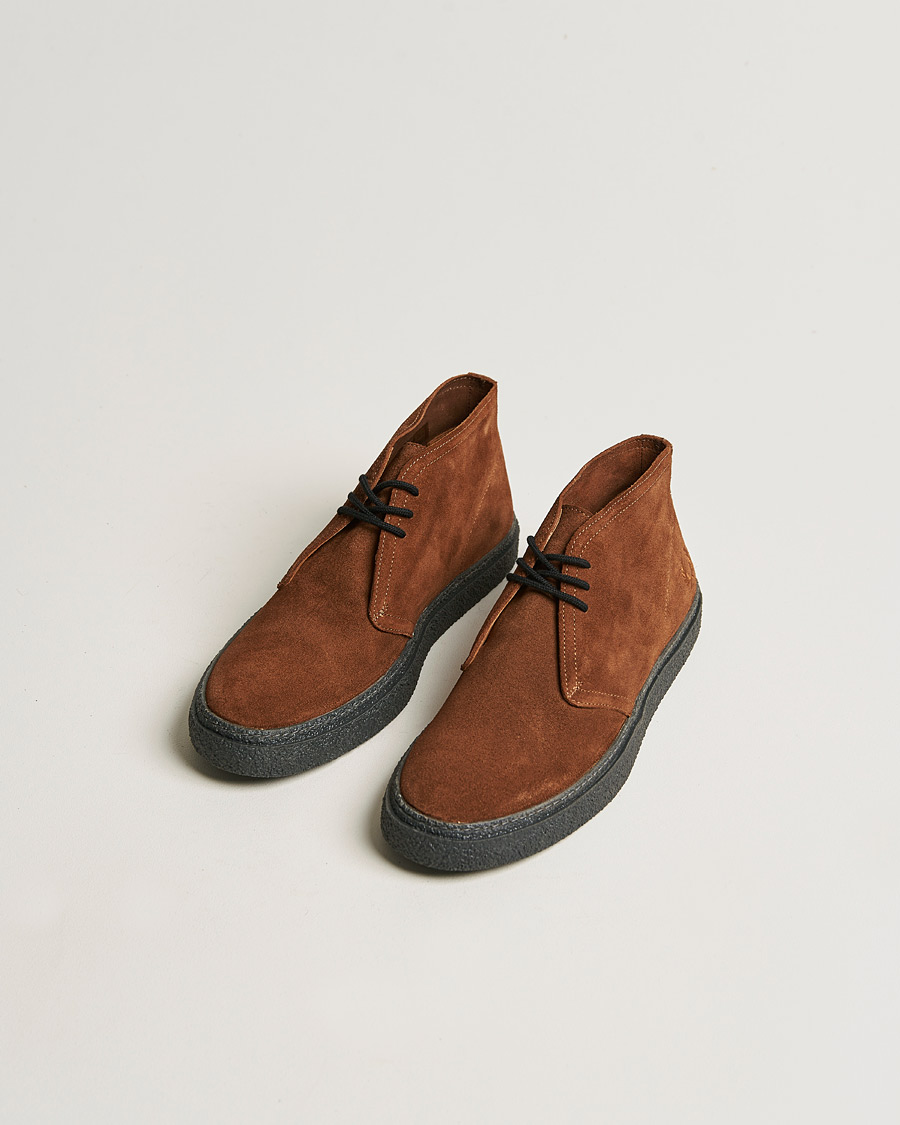 Fred Perry Hawley Suede Chukka Boot Ginger at CareOfCarl.com