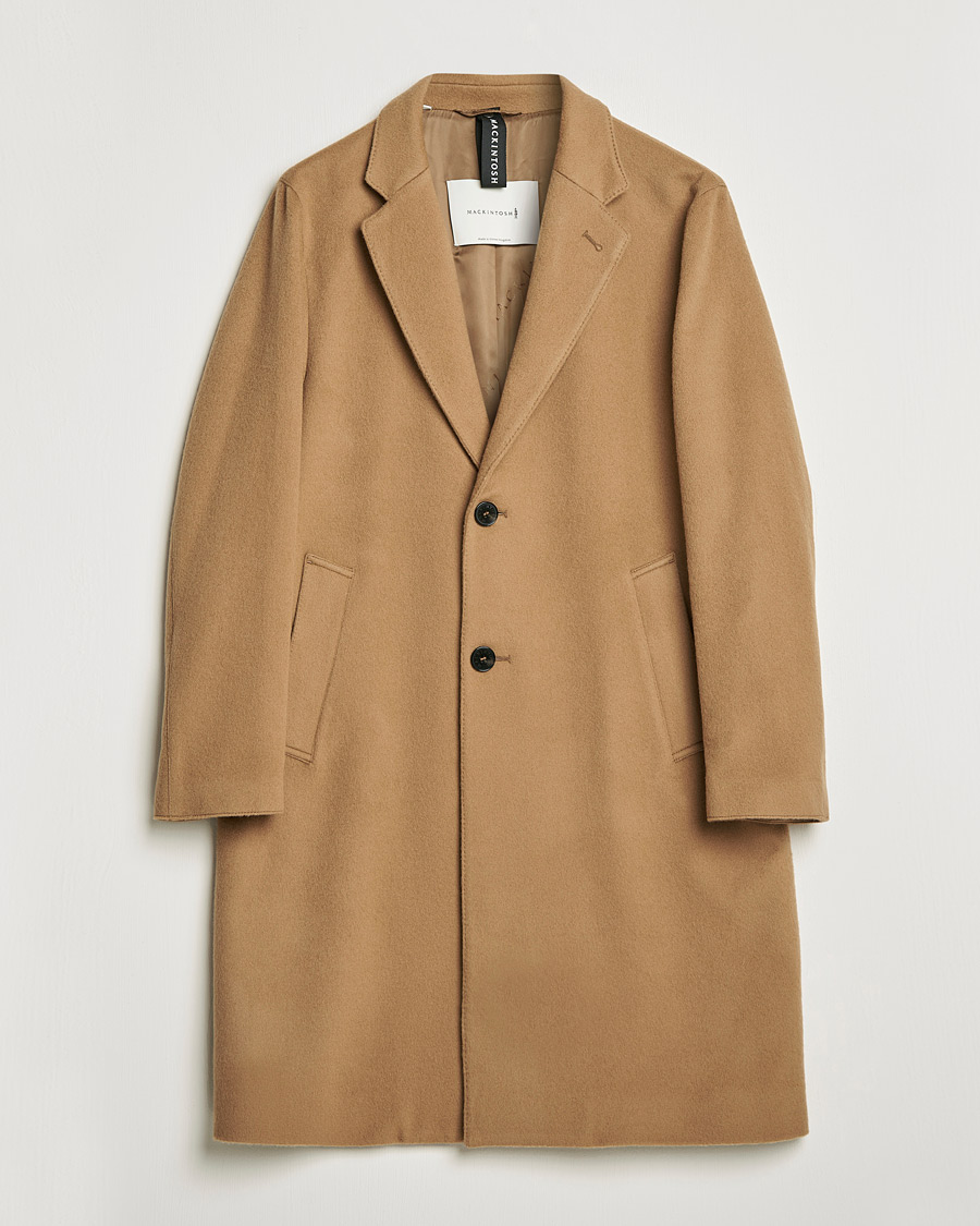 NEW STANLEY Black Wool & Cashmere Coat