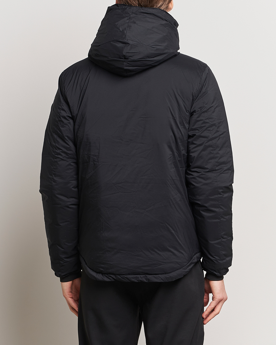 Canada goose lodge hooded jacket black best sale