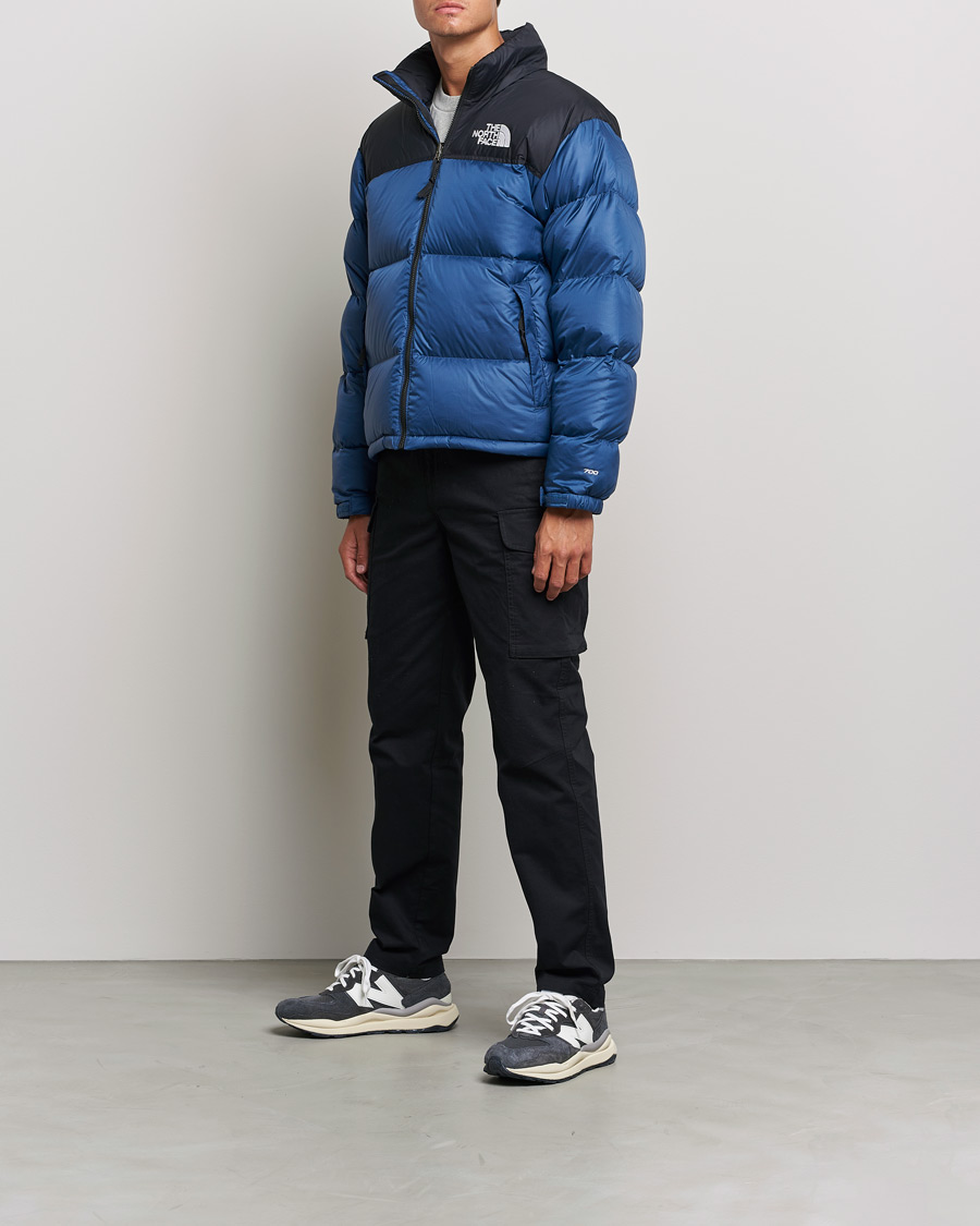 The north face discount nuptse jacket blue