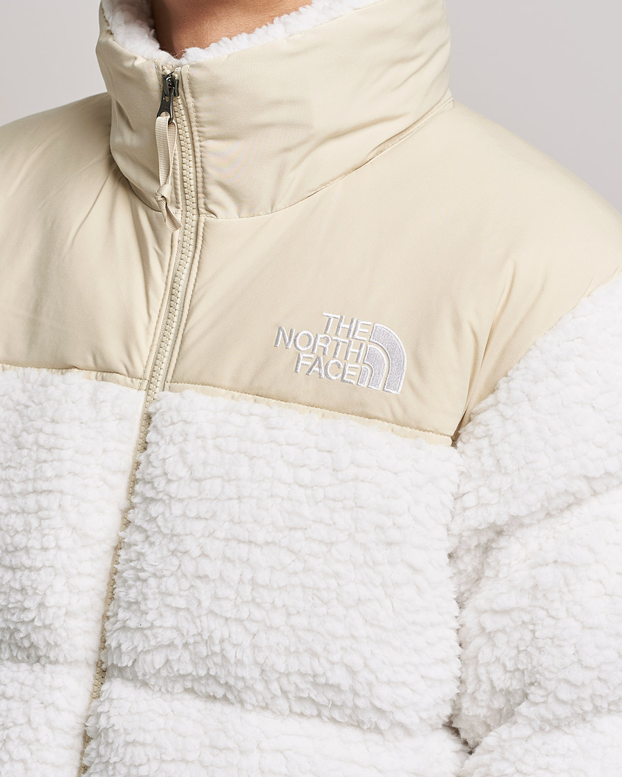 White north face hot sale nuptse jacket