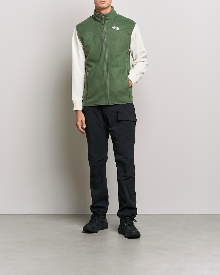 The North Face 100 Glacier Vest Thyme Green at CareOfCarl