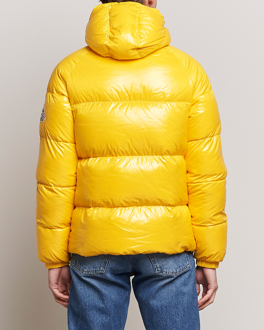 Yellow shiny hot sale puffer jacket