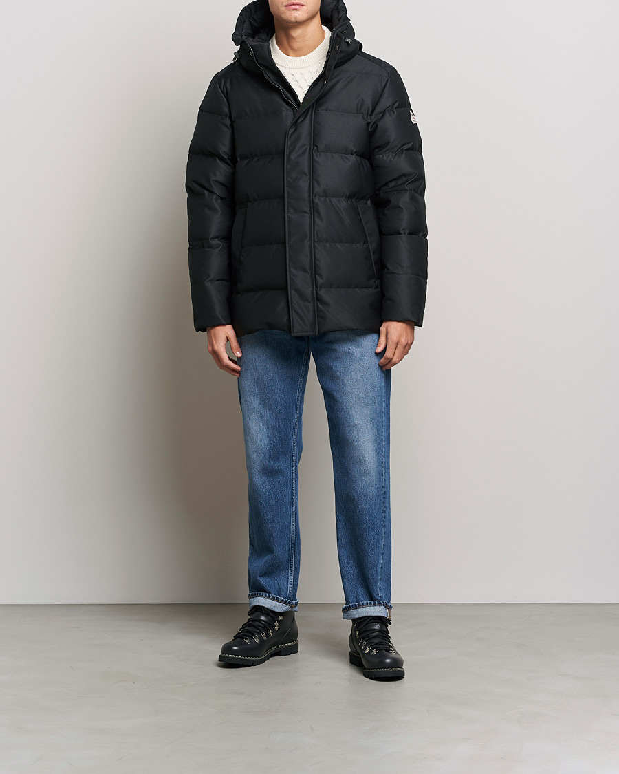 Pyrenex Phenix Gabardine Down Jacket Black at CareOfCarl.com