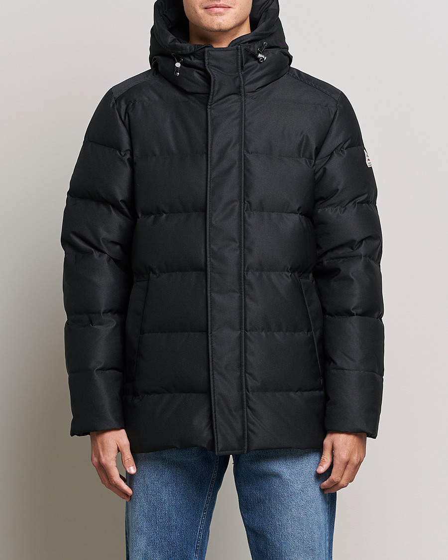 Pyrenex Phenix Gabardine Down Jacket Black at CareOfCarl.com