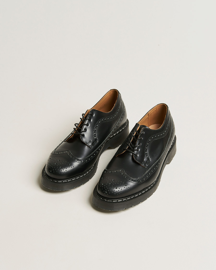 Tricker's Bourton Country Brogues Black Calf at CareOfCarl.com