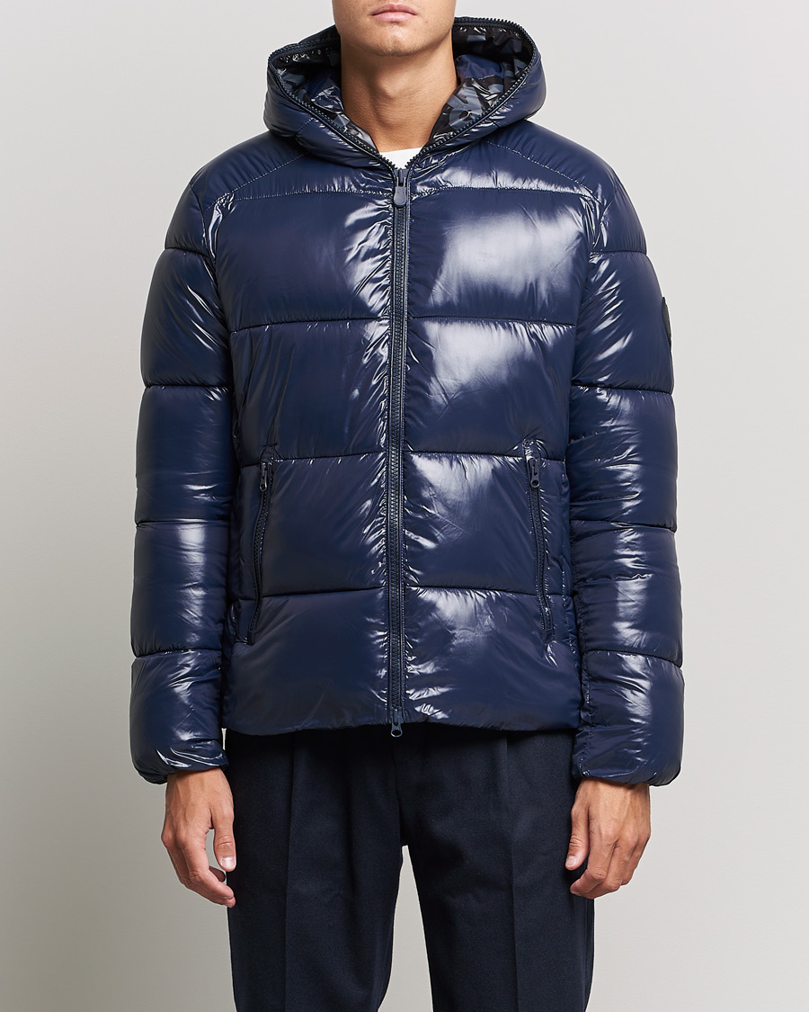 Save The Duck Edgard Padded Puffer Blue Black at CareOfCarl.com