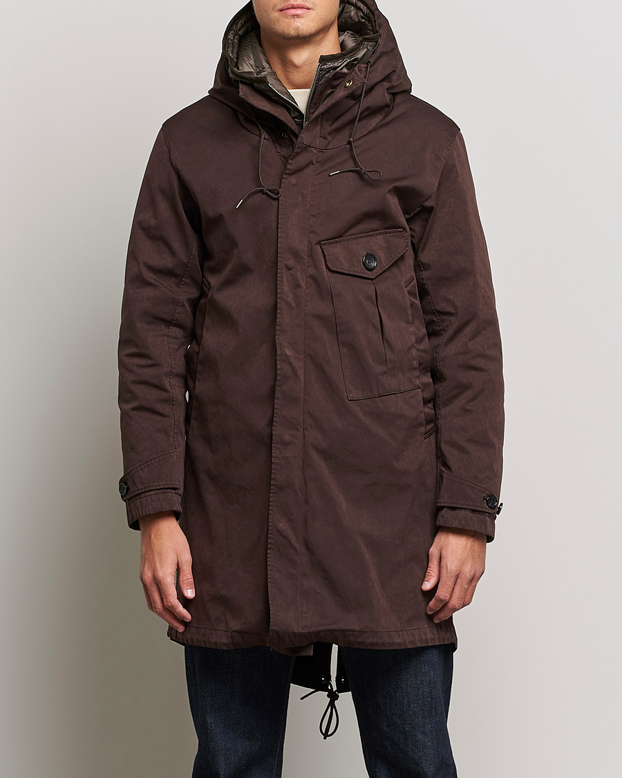 Ten c OJJ Cyclone Parka Brown at CareOfCarl.com