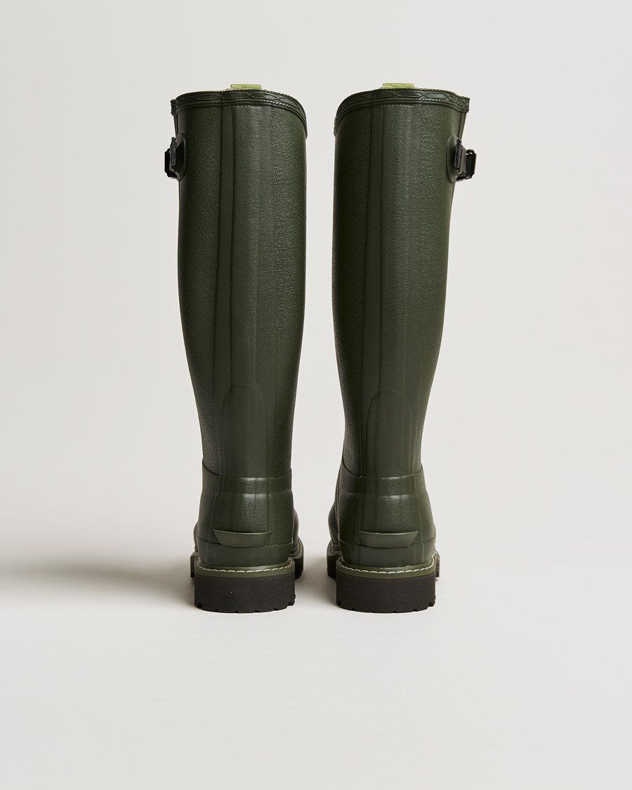 Hunter Boots Balmoral Commando Sole Boot Dark Olive at CareOfCarl.com