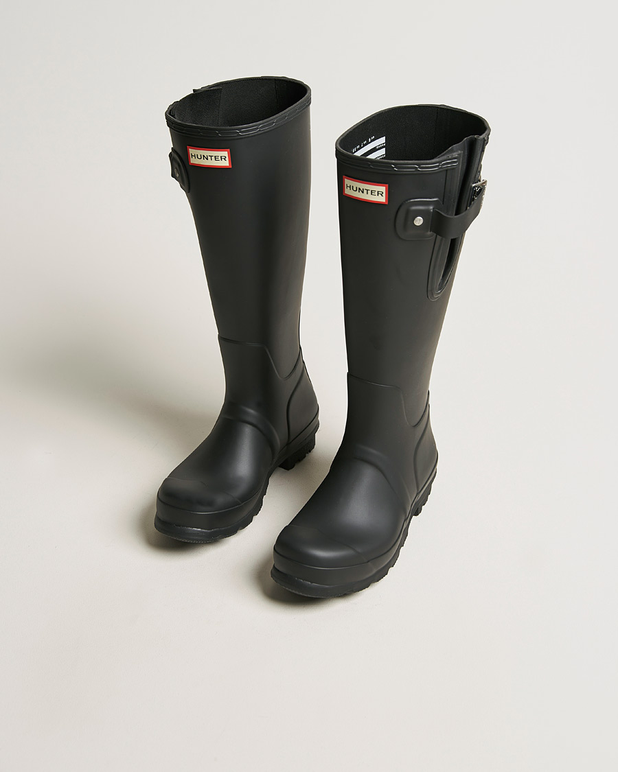 Hunter Boots Original Tall Side Adjustable Boot Black at