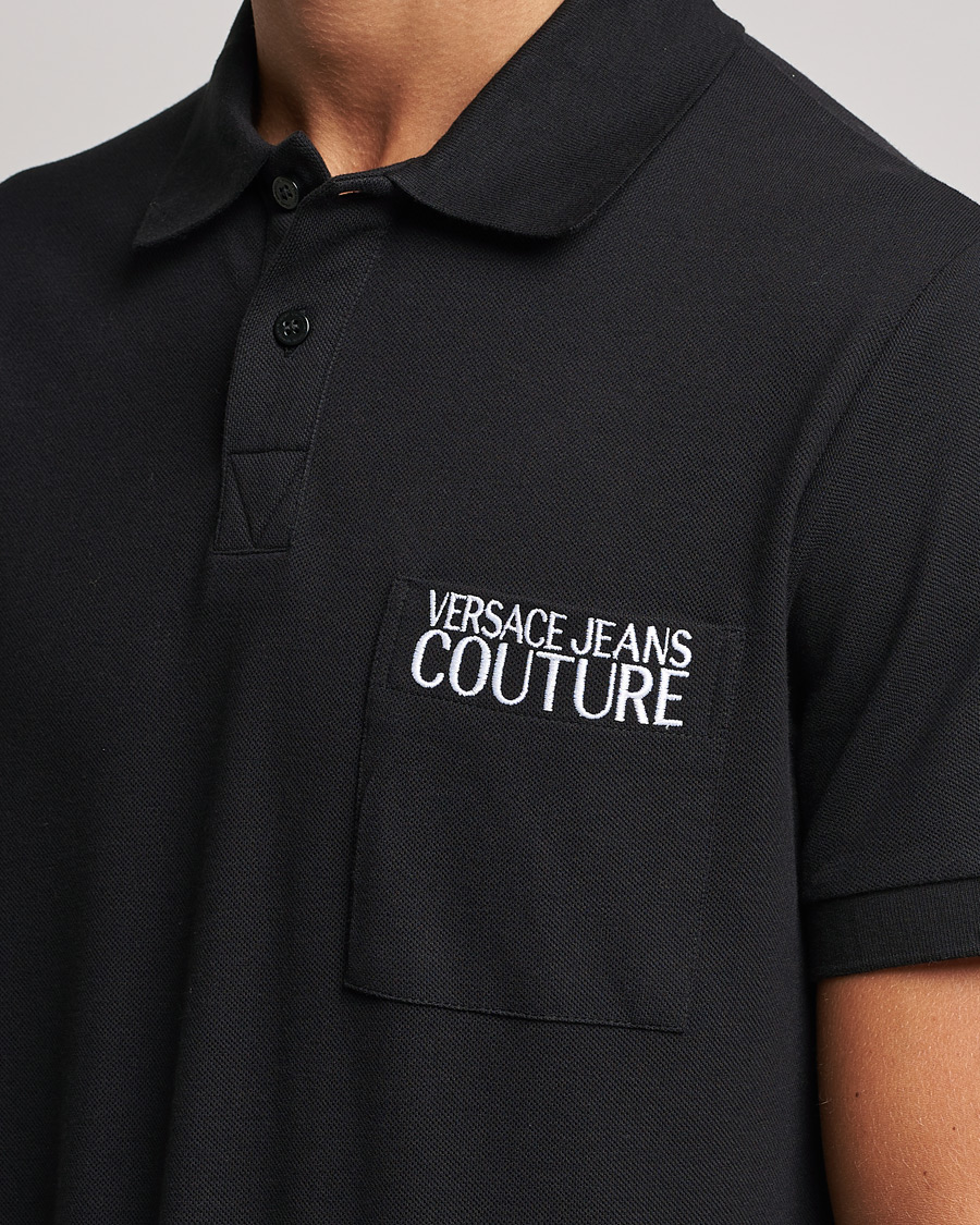 Polo Shirt VERSACE JEANS COUTURE Men color Black