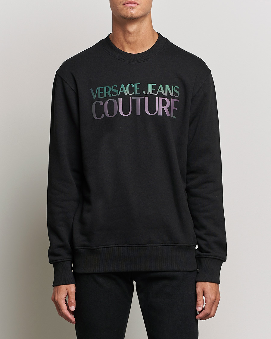 Versace Jeans Couture Logo Sweatshirt Black at CareOfCarl.com