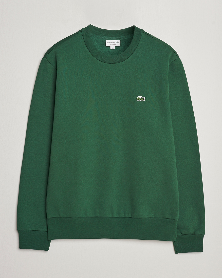 Lacoste Crew Neck Sweatshirt Green at CareOfCarl