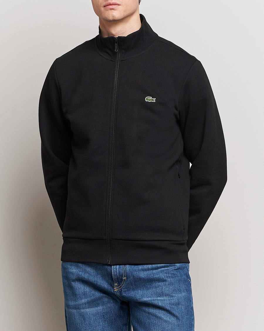 Lacoste Full Zip Sweater Black at CareOfCarl