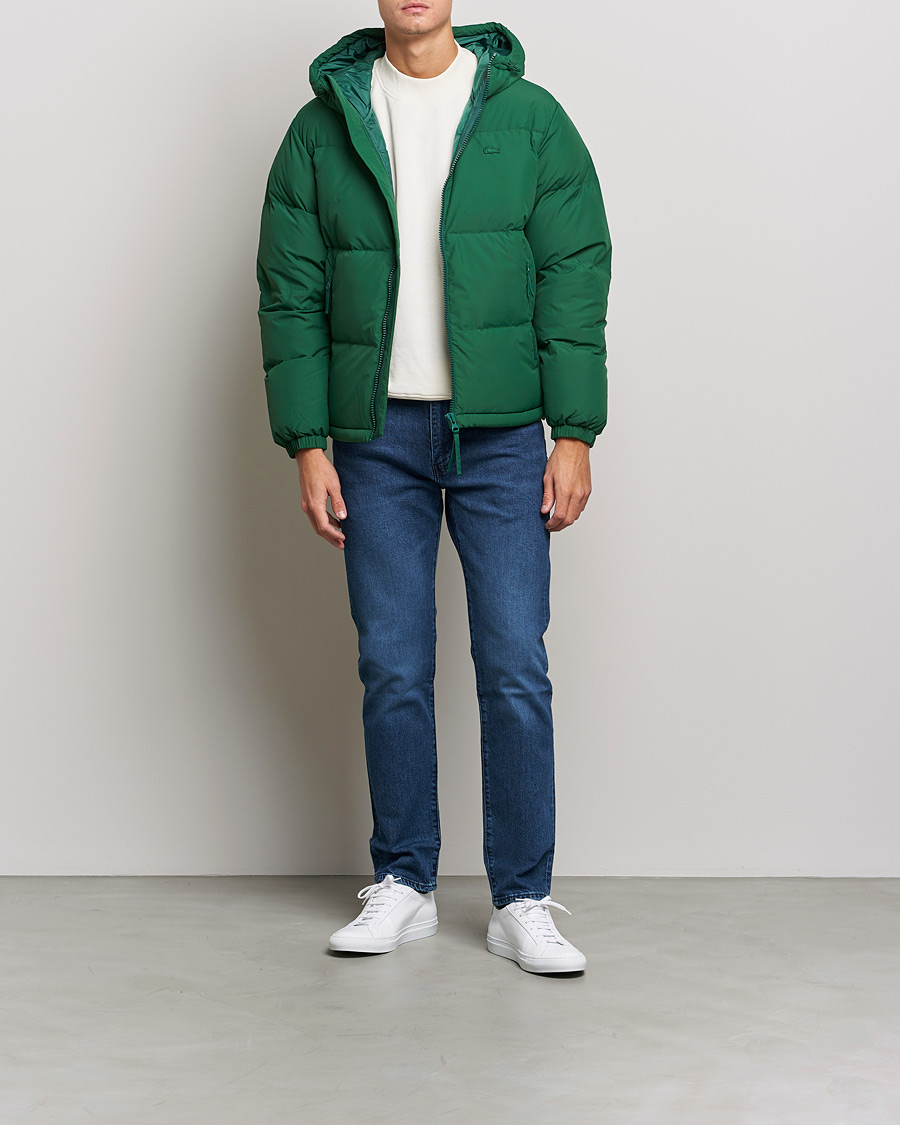 Lacoste green 2024 puffer jacket