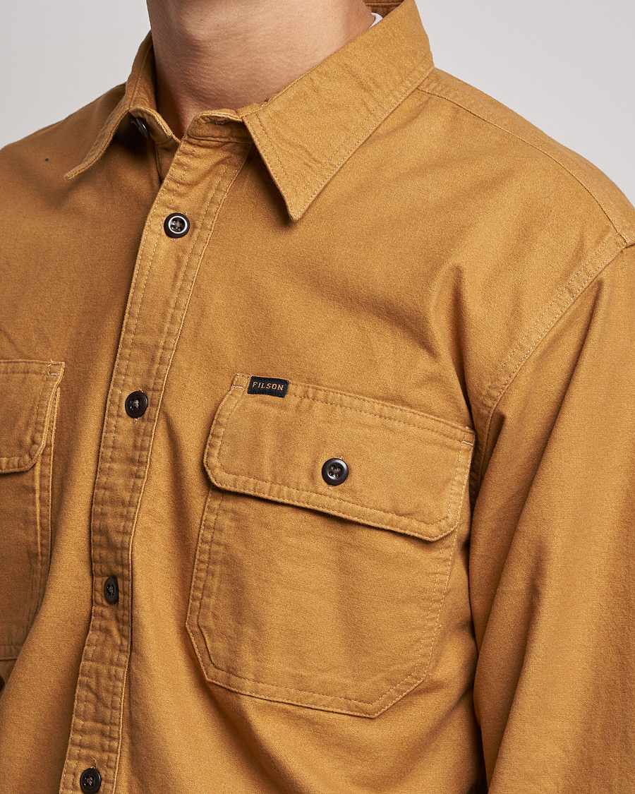 Filson Field Flannel Shirt Nubuck Tan at CareOfCarl.com