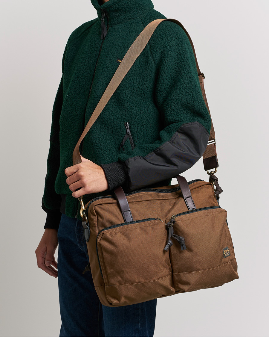 Filson Rugged Twill Medium Field Bag Otter Green at CareOfCarl.com