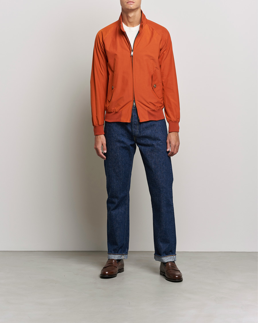 Orange shop harrington jacket