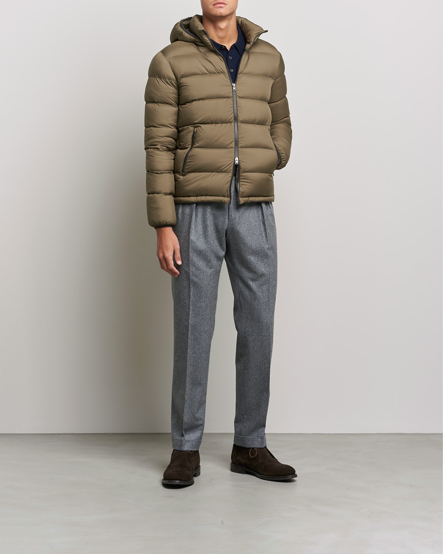 down jacket khaki