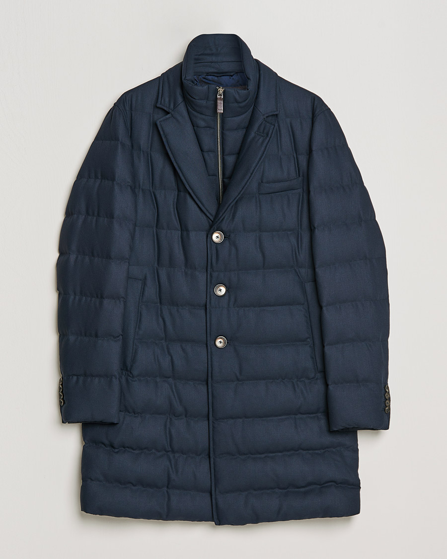 herno flannel down jacket