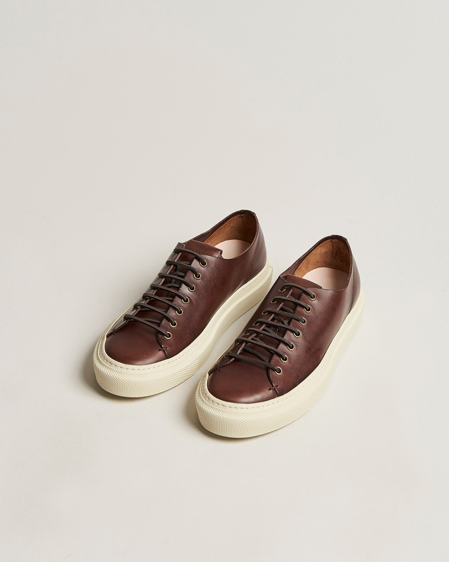 Buttero Tanino Calf Sneaker Dark Brown at CareOfCarl