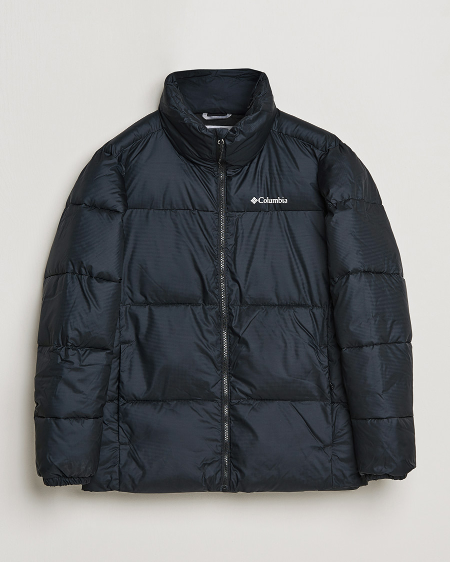 Black puffer clearance jacket columbia