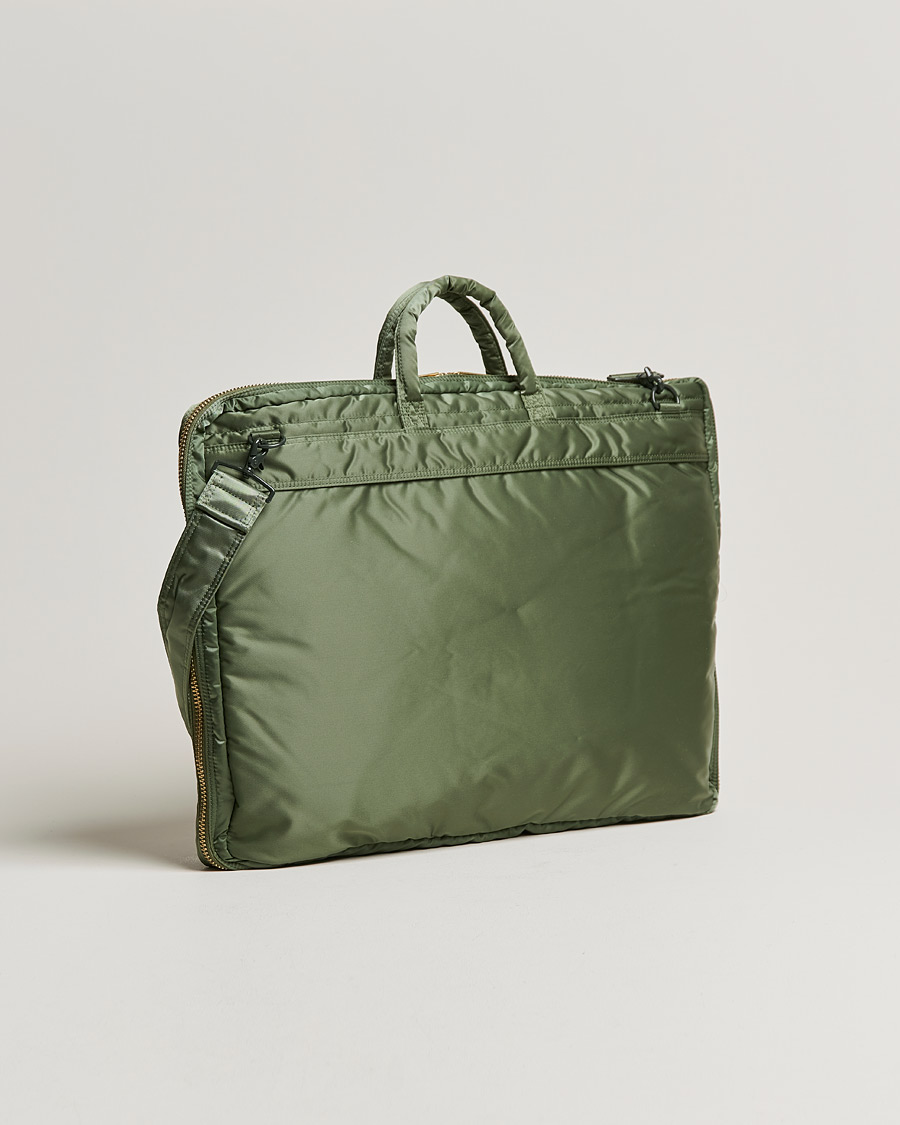 Porter-Yoshida & Co. Tanker Garment Bag Sage Green at CareOfCarl.com