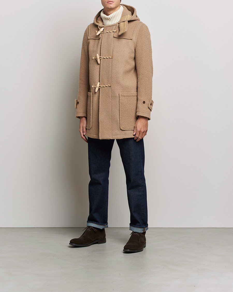 Gloverall Monty Casentino Wool Duffle Coat Camel at CareOfCarl.com
