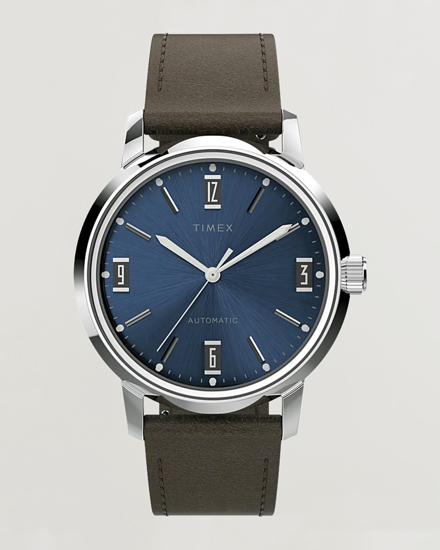 Timex Marlin Automatic 40mm Blue Dial at 
