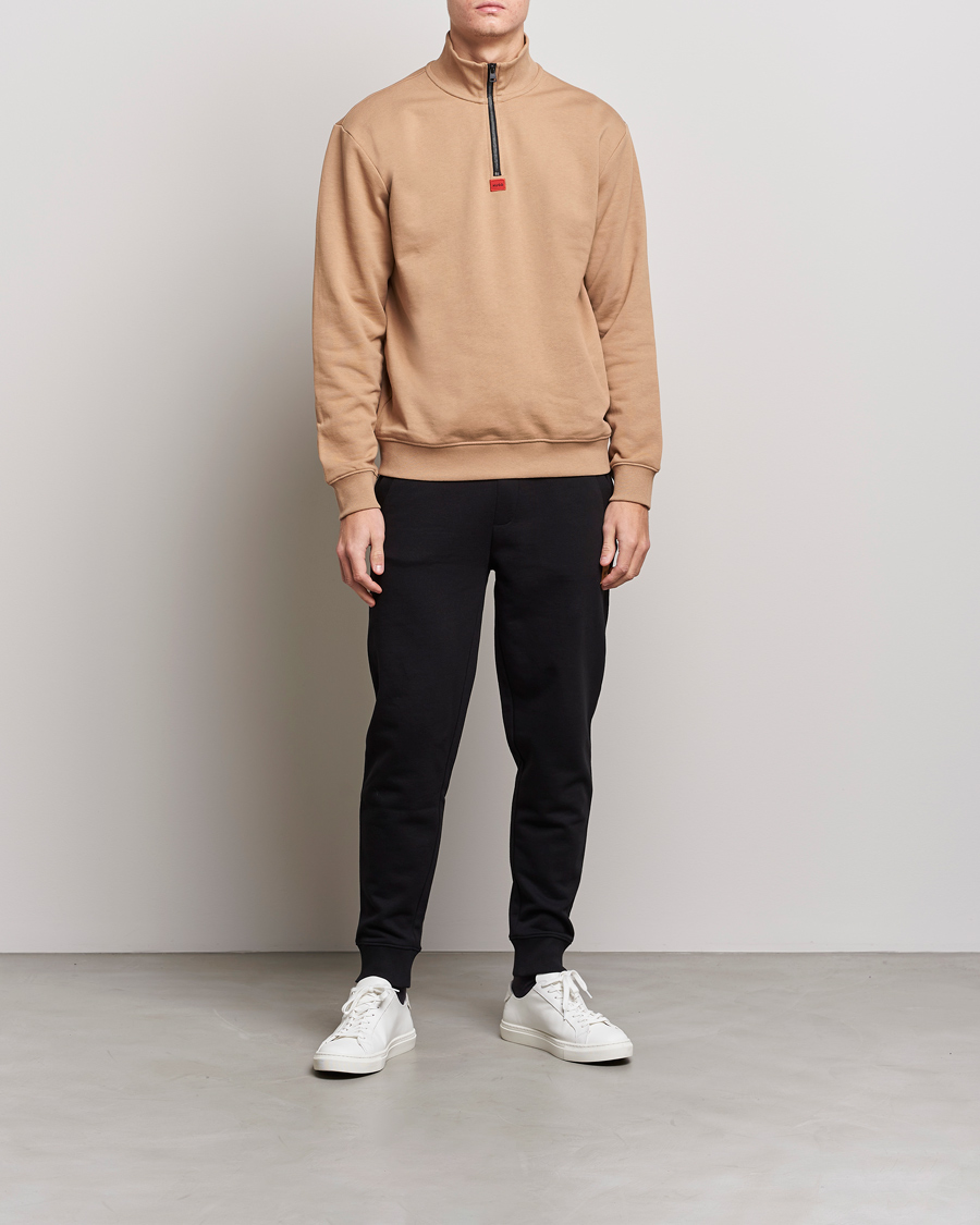 Mens cream half online zip sweater