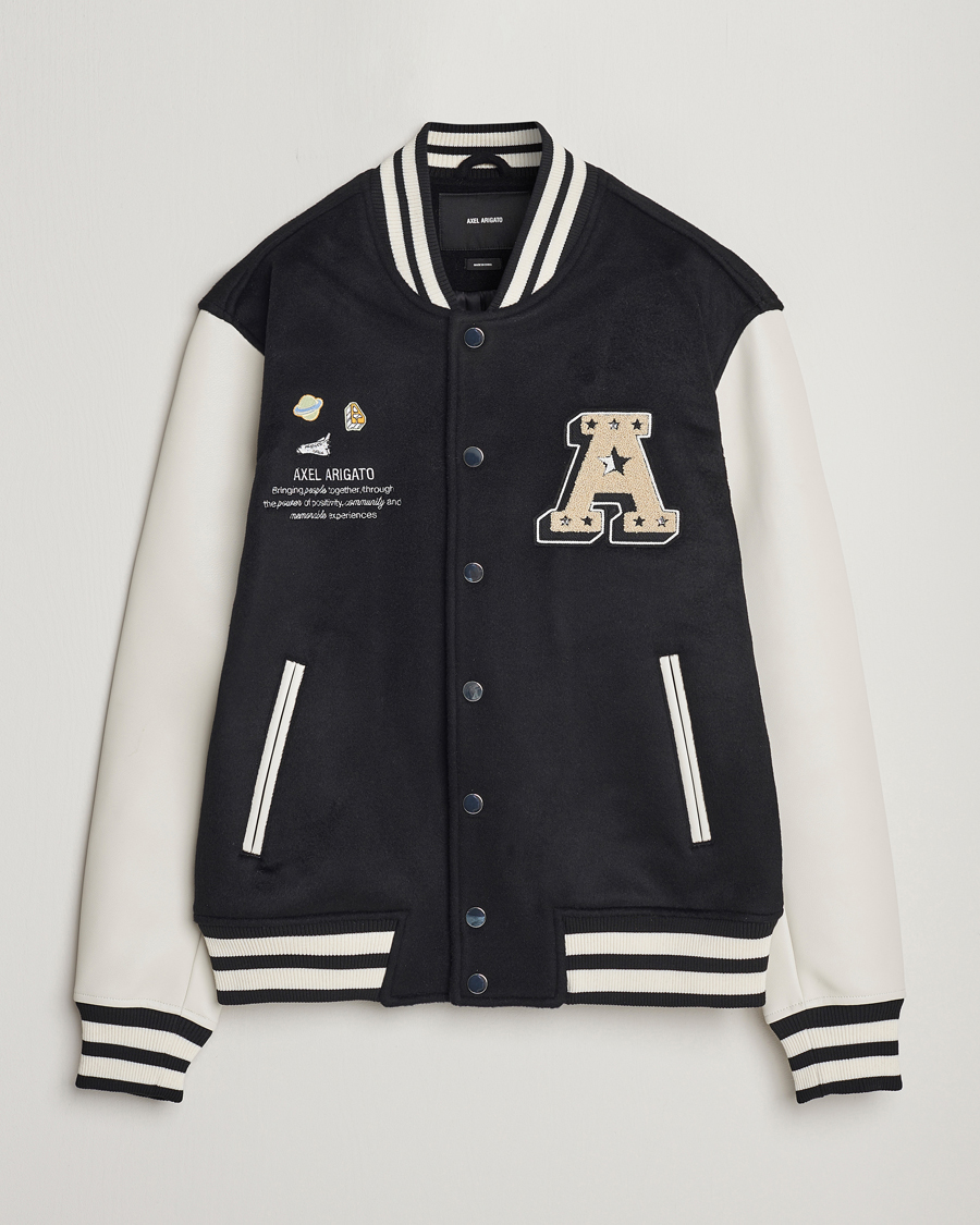 Axel Arigato Arigato Space Academy Varsity Jacket Black at