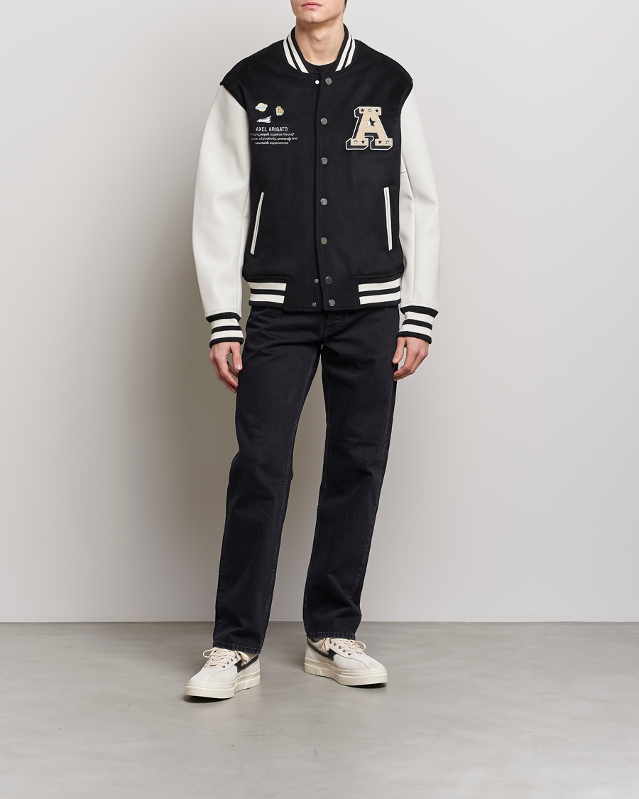 Axel Arigato Arigato Space Academy Varsity Jacket Black at