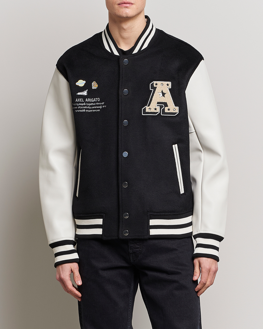 Axel Arigato Arigato Space Academy Varsity Jacket Black at