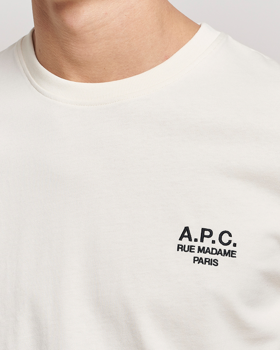 A.P.C. Raymond T-Shirt Off White at CareOfCarl.com